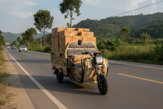 Triciclo elétrico aima tank