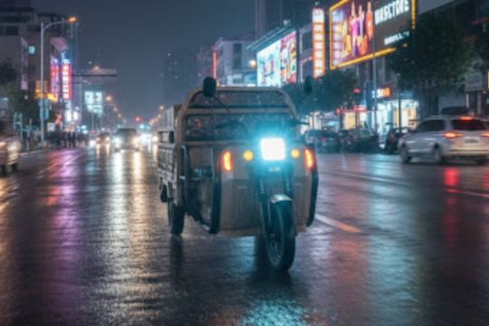 Triciclo elétrico aima tank