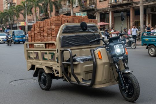 Triciclo elétrico aima tank